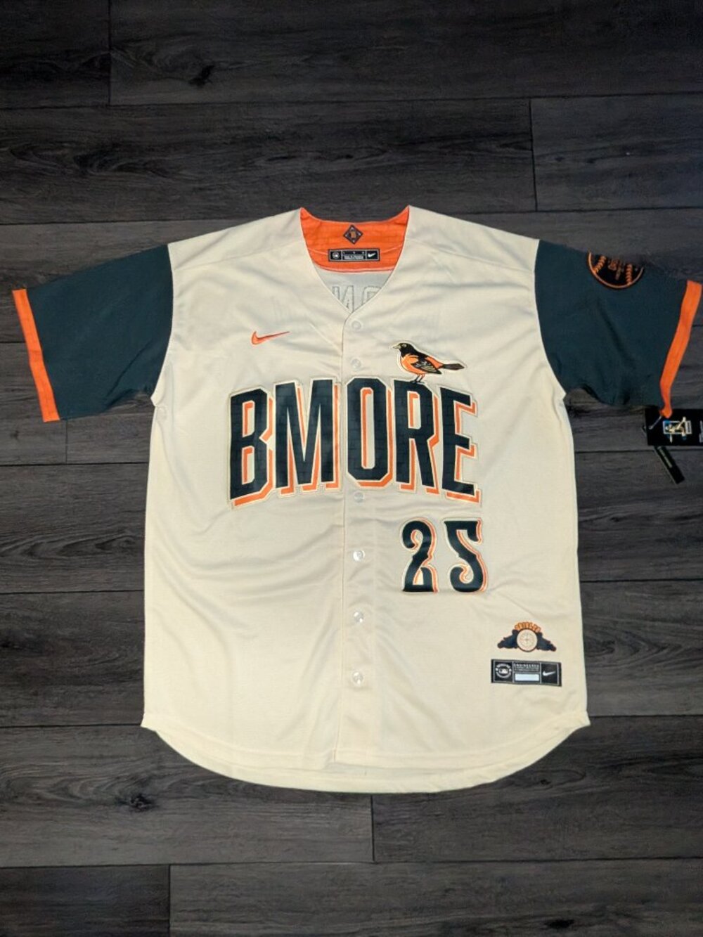 Pete  Alonso #25 Baltimore Orioles  ⚾ Cream 2026 City Connect Jersey Large
